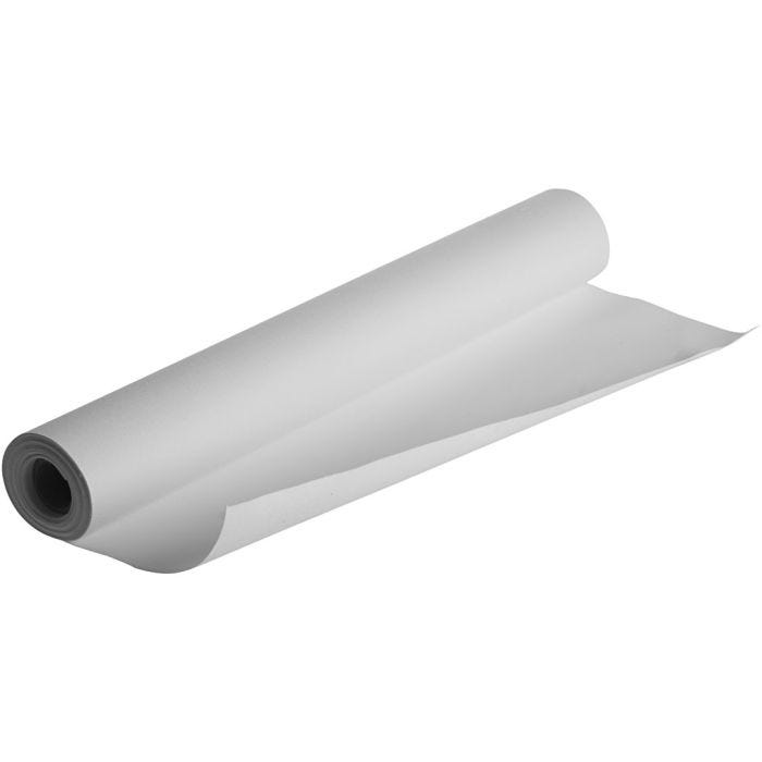 Canvas op rol, B: 50 cm, 380 gr, wit, 5m/ 1 rol