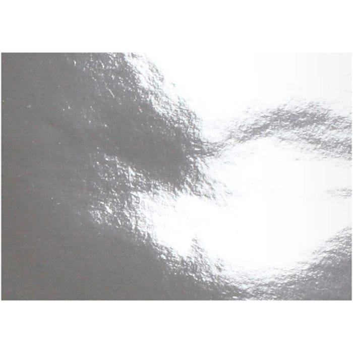 Metallic Papier, A4, vel 210x297 mm, 120 gr, zilver, 10 vel/ 1 doos