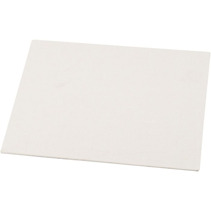 Canvas Paneel, afm 18x24 cm, dikte 3 mm, 280 gr, wit, 1 stuk