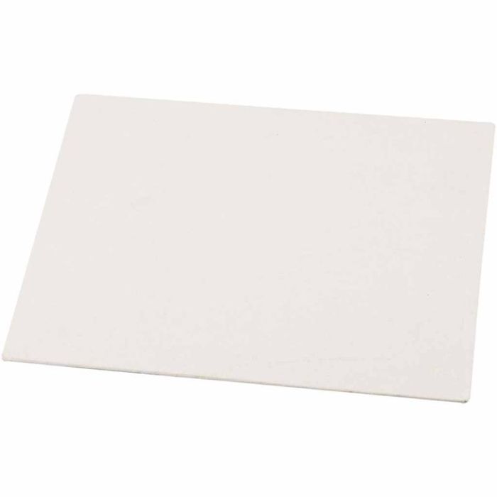 Canvas Paneel, A4, afm 21x29,7 cm, dikte 3 mm, 280 gr, wit, 10stuk/ 1 doos