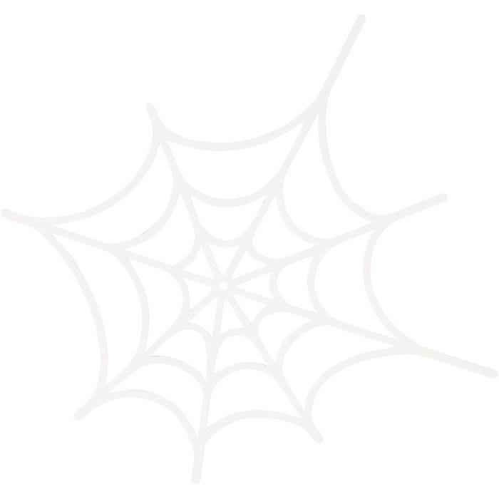 Spinneweb, afm 19x21 cm, 230 gr, wit, 16 stuk/ 1 doos