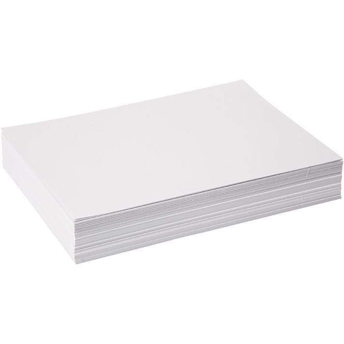 Tekenpapier, A4, vel 210x297 mm, 130 gr, wit, 250 vel/ 1 doos