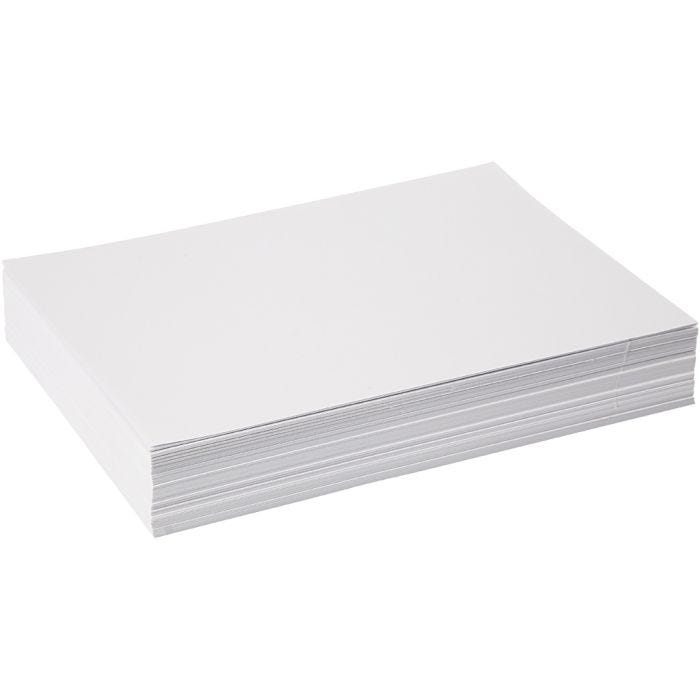 Tekenpapier, A4, vel 210x297 mm, 190 gr, wit, 250 vel/ 1 doos
