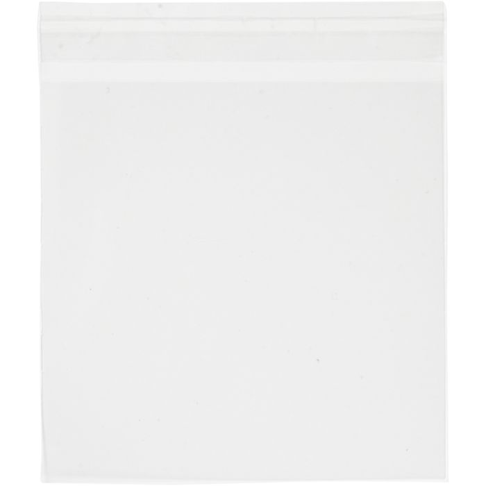 Cellofaan Zakjes, H: 14 cm, B: 14,2 cm, dikte 30 my, 50 stuk/ 1 doos