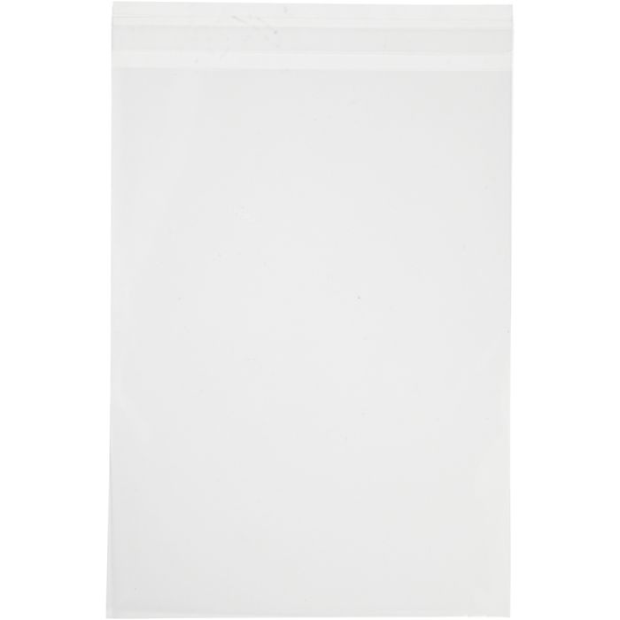 Cellofaan Zakjes, H: 23 cm, B: 16,8 cm, dikte 30 my, 50 stuk/ 1 doos