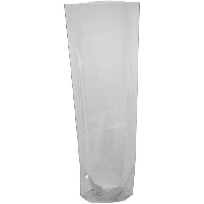 Cellofaan zak, H: 19 cm, afm 7,5x5,5 cm, dikte 25 my, 200 stuk/ 1 doos