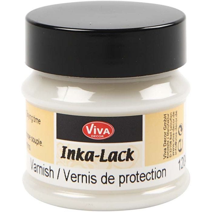 Inka-Gold Vernis, transparant, 45 ml/ 1 Doosje