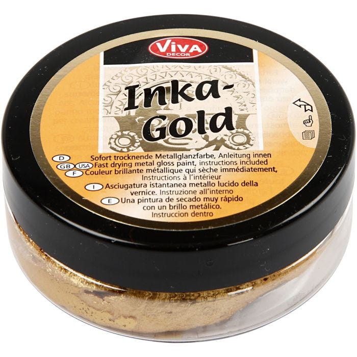 Inka-Gold, goud, 50 ml/ 1 Doosje