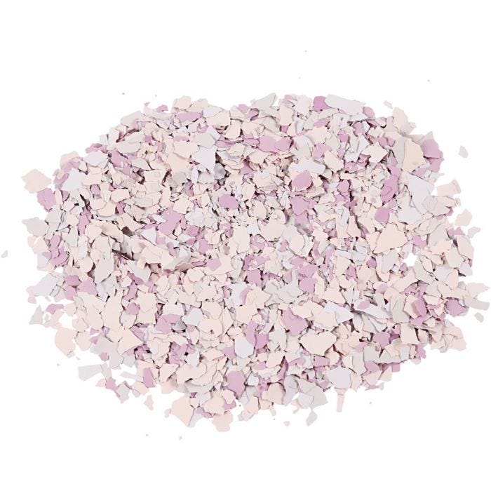 Terrazzo vlokken, paars, 90gr/ 1 Doosje