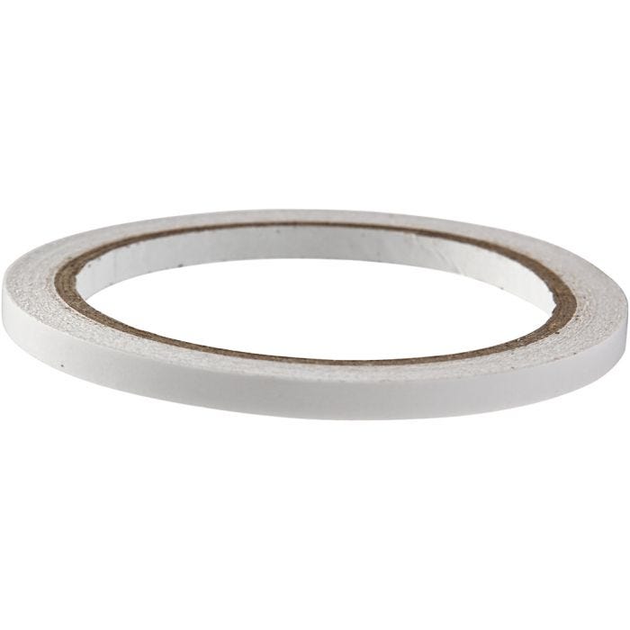 Dubbelzijdig Plakband, B: 6 mm, 10 m/ 1 rol
