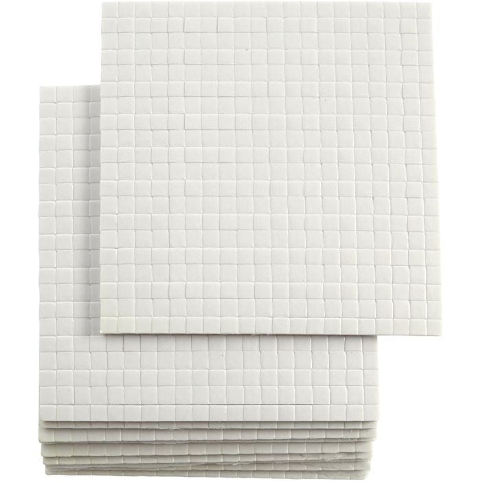 3D foam pads, afm 5x5 mm, dikte 2 mm, 10x400 stuk/ 1 doos