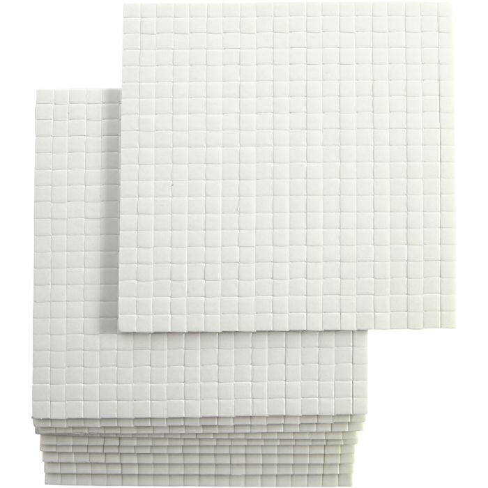 3D foam pads, afm 5x5 mm, dikte 3 mm, 10x400stuk/ 1 doos