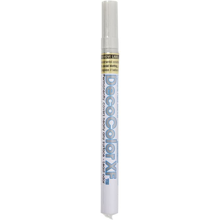 Deco Stift, lijndikte 0,8 mm, zilver, 1 stuk