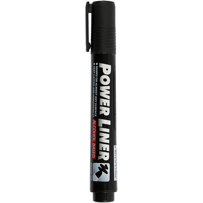 Power Liner, lijndikte 1,5-3 mm, zwart, 1 stuk