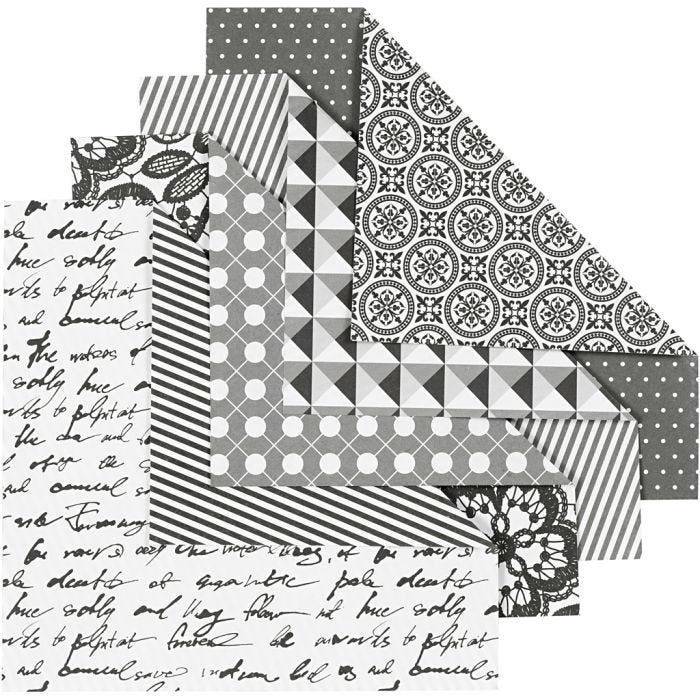 Origamipapier, afm 15x15 cm, 80 gr, 50 div vellen/ 1 doos