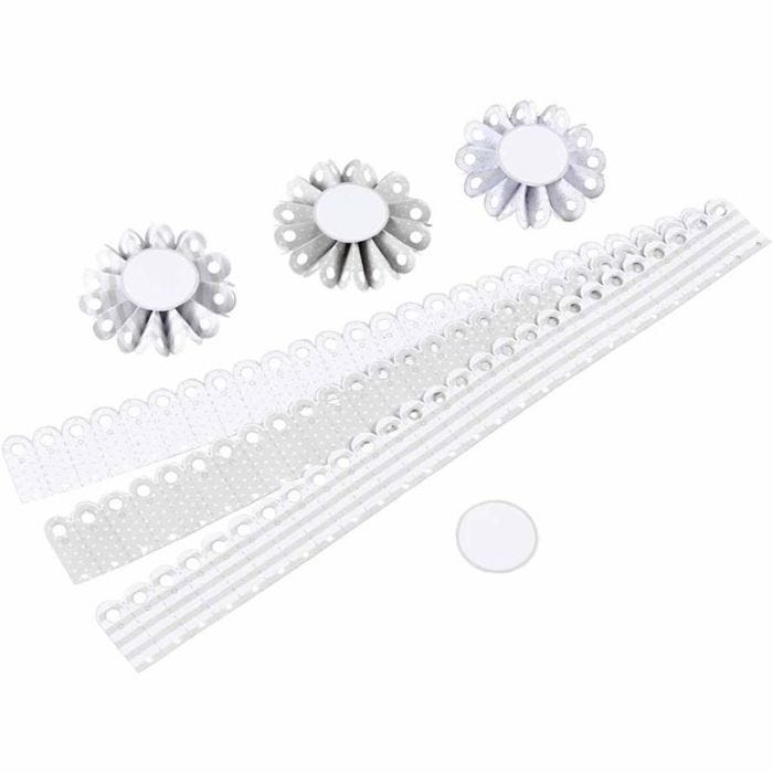 Rozetten, d 8 cm, 160 gr, 6stuk/ 1 doos