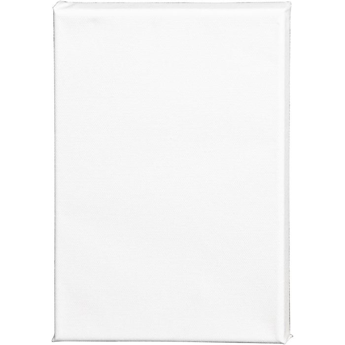 Canvas, D: 1.6 cm, afm 18x24 cm, 360 gr, wit, 10stuk/ 1 doos