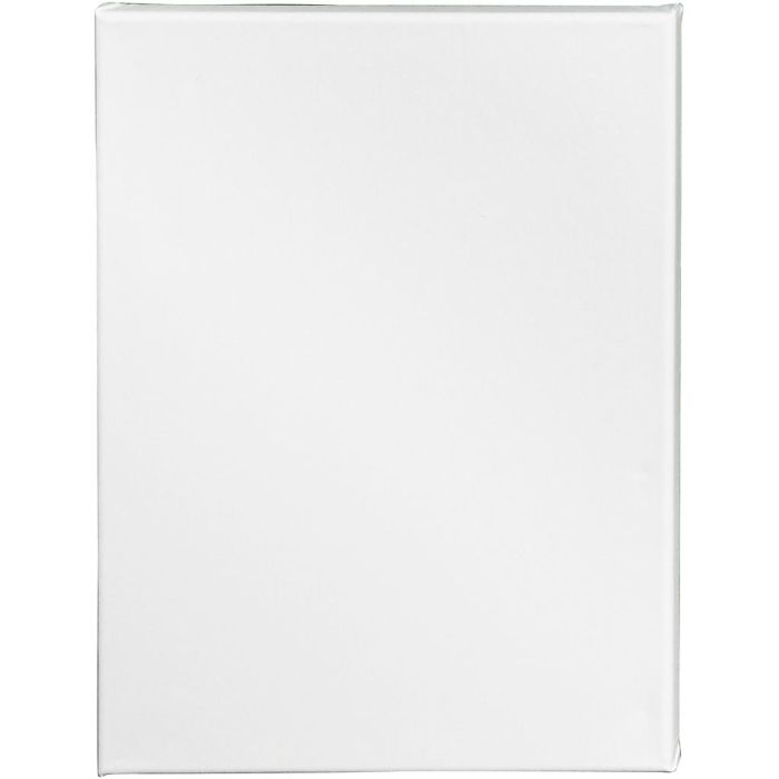Canvas, D: 1.6 cm, afm 30x40 cm, 360 gr, wit, 10 stuk/ 1 doos