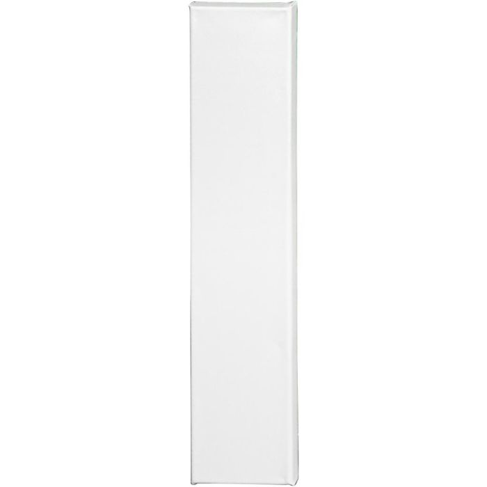 Canvas, D: 1.6 cm, afm 10x50 cm, 360 gr, wit, 10stuk/ 1 doos