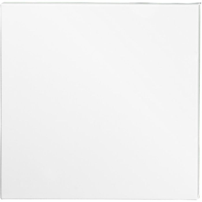 Canvas, D: 1.6 cm, afm 50x50 cm, 360 gr, wit, 5stuk/ 1 doos