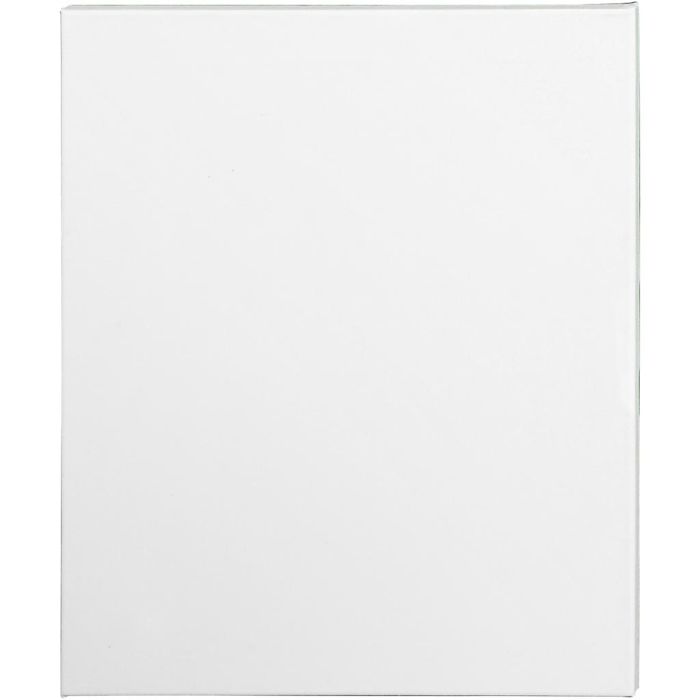 Canvas, D: 1.6 cm, afm 50x60 cm, 360 gr, wit, 5 stuk/ 1 doos