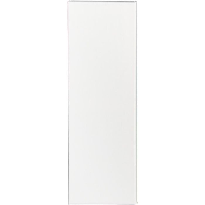 Canvas, D: 1.6 cm, afm 20x60 cm, 360 gr, wit, 10stuk/ 1 doos