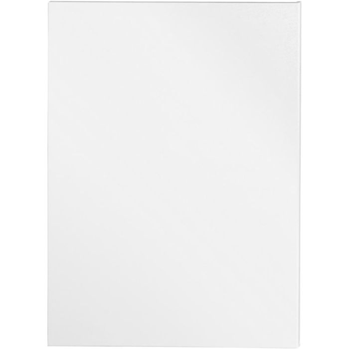 Canvas, D: 1.6 cm, afm 60x80 cm, 360 gr, wit, 5stuk/ 1 doos