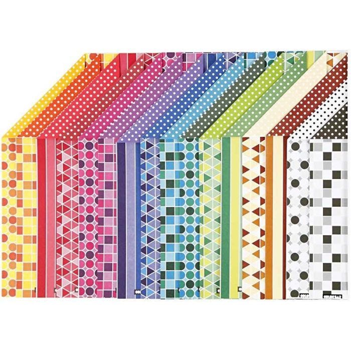 Color Bar Papier, A4, vel 210x297 mm, 100 gr, 16 div vellen/ 1 doos