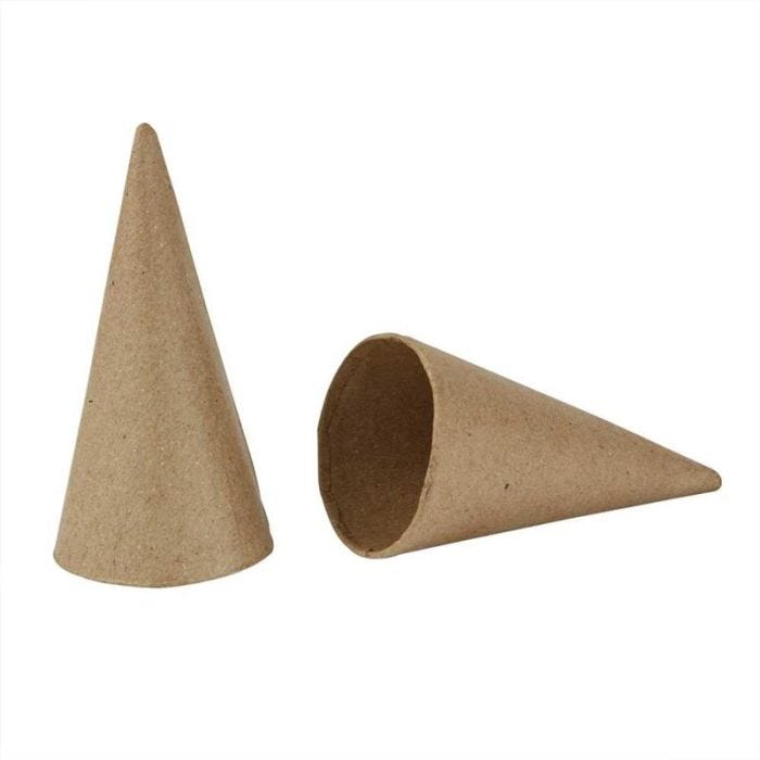 Kegels, H: 10 cm, d 5 cm, 10stuk/ 1 doos