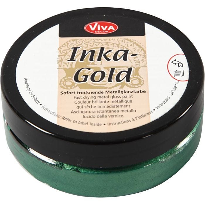 Inka-Gold, emerald , 50 ml/ 1 Doosje