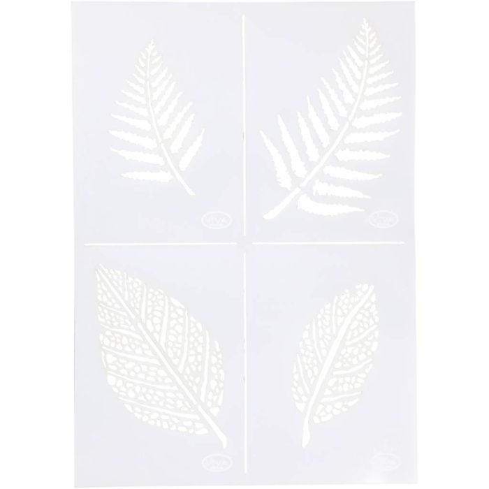 Flexibel sjabloon, bladeren, A4, vel 210x297 mm, 1 stuk