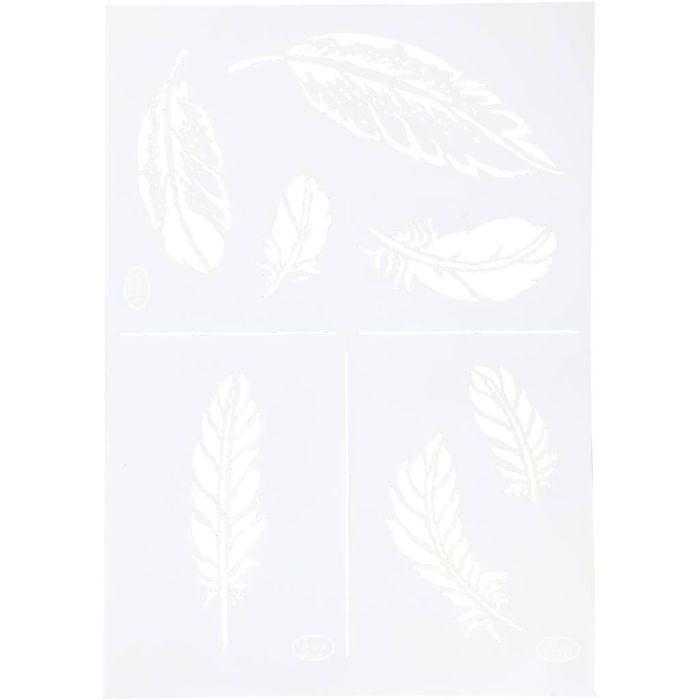 Flexibel sjabloon, veren, A4, vel 210x297 mm, 1 stuk