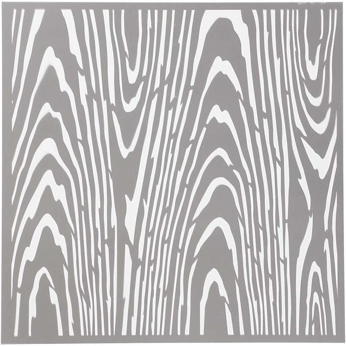 Sjabloon, boom, afm 30,5x30,5 cm, dikte 0,31 mm, 1 vel