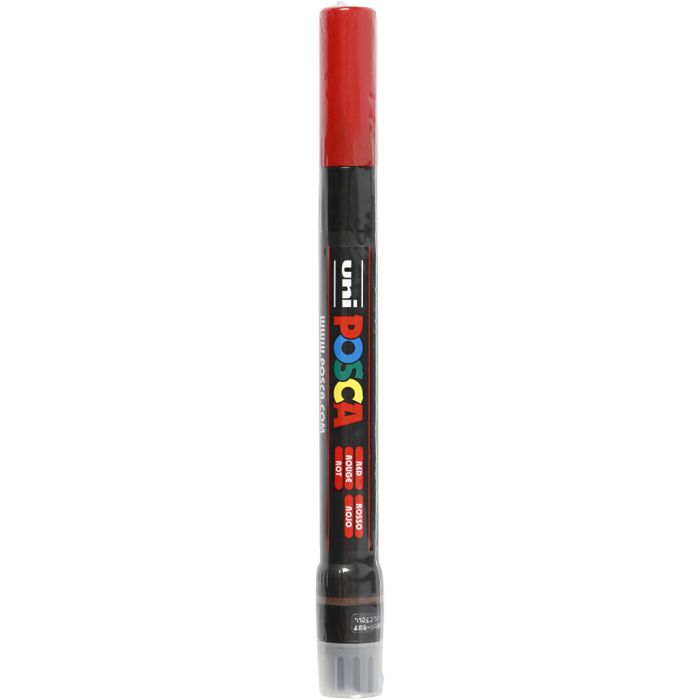 Posca Marker, PCF350, lijndikte 1-10 mm, kwast, rood, 1 stuk