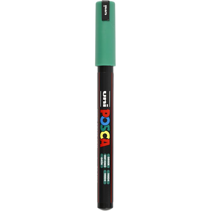 Posca Marker, PC-1MR, lijndikte 0,7 mm, extra-fijn, groen, 1 stuk