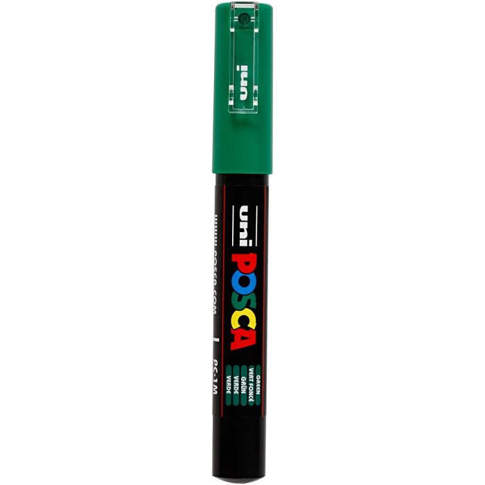 Posca Marker, PC-1M, lijndikte 0,7 mm, extra-fijn, groen, 1 stuk