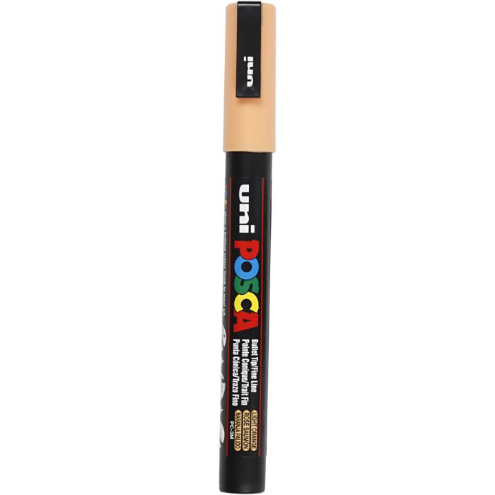 Posca Marker, PC-3M, lijndikte 0,9-1,3 mm, fijn, pale orange, 1 stuk