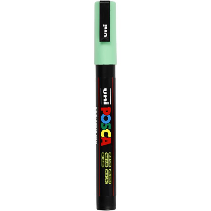 Posca Marker, afm PC-3M, lijndikte 0,9-1,3 mm, fijn, lichtgroen, 1 stuk