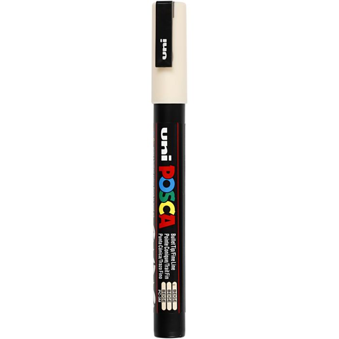 Posca Marker, PC-3M, lijndikte 0,9-1,3 mm, beige, 1 stuk