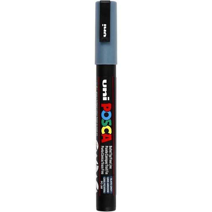 Posca Marker, PC-3M, lijndikte 0,9-1,3 mm, fijn, slate grey, 1 stuk