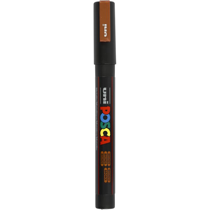 Posca Marker, PC-3M, lijndikte 0,9-1,3 mm, fijn, brons, 1 stuk