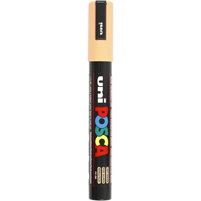 Posca Marker, PC-5M, lijndikte 2,5 mm, medium, pale orange, 1 stuk