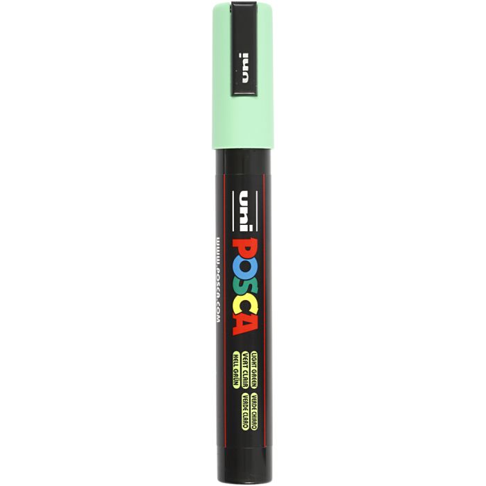Posca Marker, PC-5M, lijndikte 2,5 mm, medium, lichtgroen, 1 stuk
