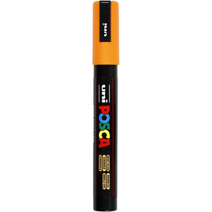 Posca Marker, afm PC-5M, lijndikte 2,5 mm, medium, oranje, 1 stuk