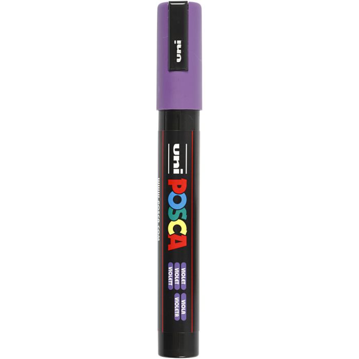 Posca Marker, PC-5M, lijndikte 2,5 mm, medium, violet, 1 stuk