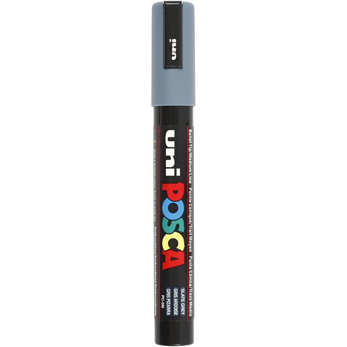 Posca Marker, afm PC-5M, lijndikte 2,5 mm, medium, slate grey, 1 stuk