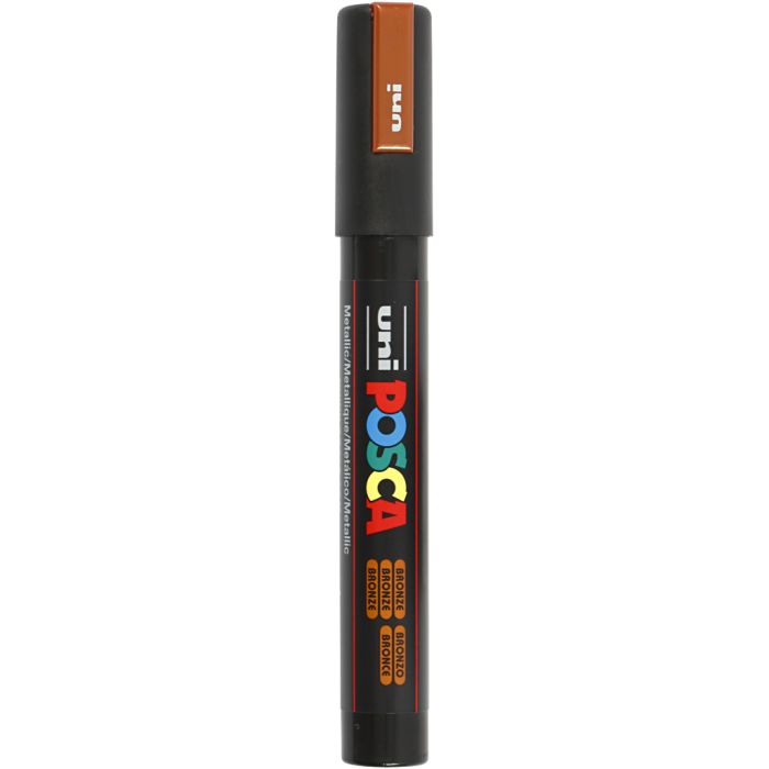 Posca Marker, afm PC-5M, lijndikte 2,5 mm, medium, brons, 1 stuk
