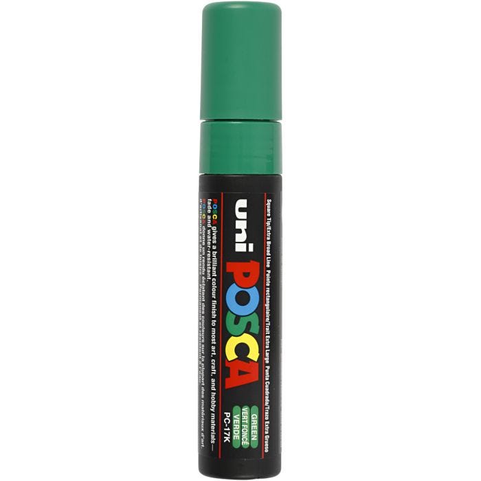 Posca Marker, PC-17K, lijndikte 15 mm, extra breed, groen, 1 stuk