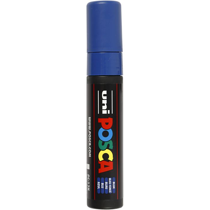 Posca Marker, PC-17K, lijndikte 15 mm, extra breed, blauw, 1 stuk