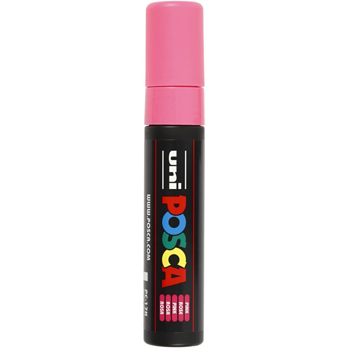 Posca Marker, afm PC-17K, lijndikte 15 mm, extra breed, roze, 1 stuk